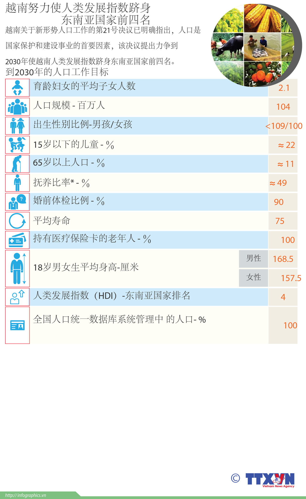 图表新闻:越南努力使人类发展指数跻身东南亚国家前四名 ảnh 1 图表新闻:越南努力使人类发展指数跻身东南亚国家前四名 ảnh 1