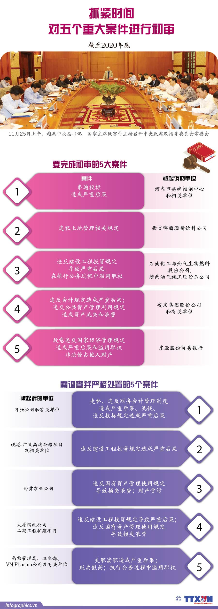 图表新闻：抓紧时间对5个重大案件进行初审 ảnh 1