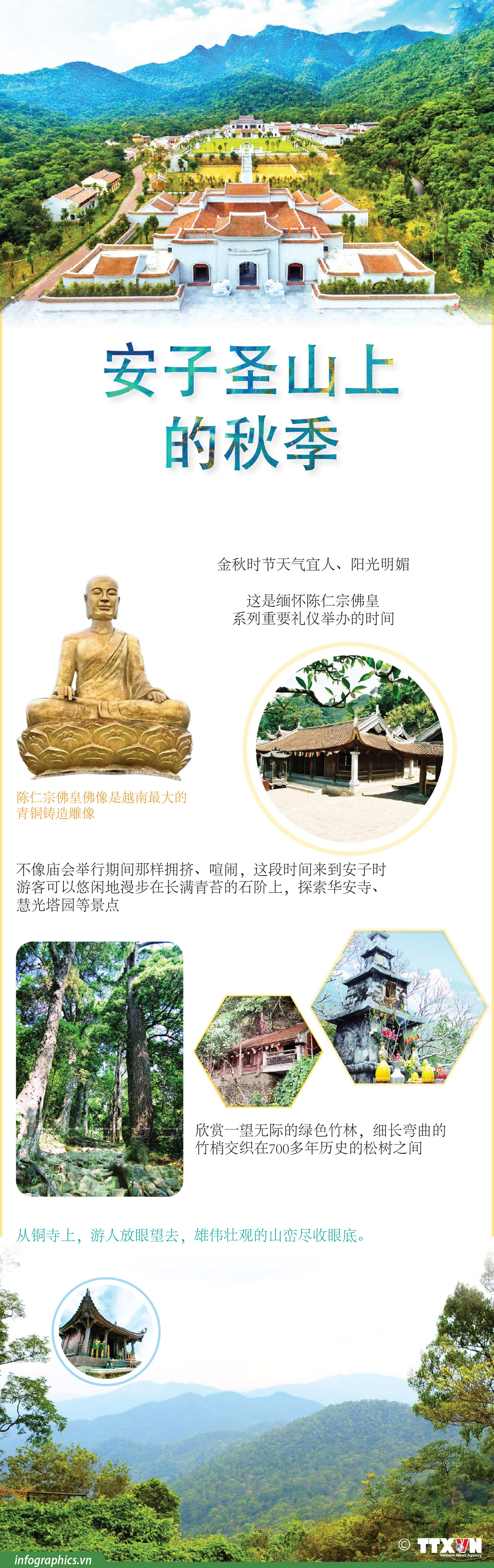 图表新闻:安子圣山上的秋季 ảnh 1 图表新闻:安子圣山上的秋季 ảnh 1