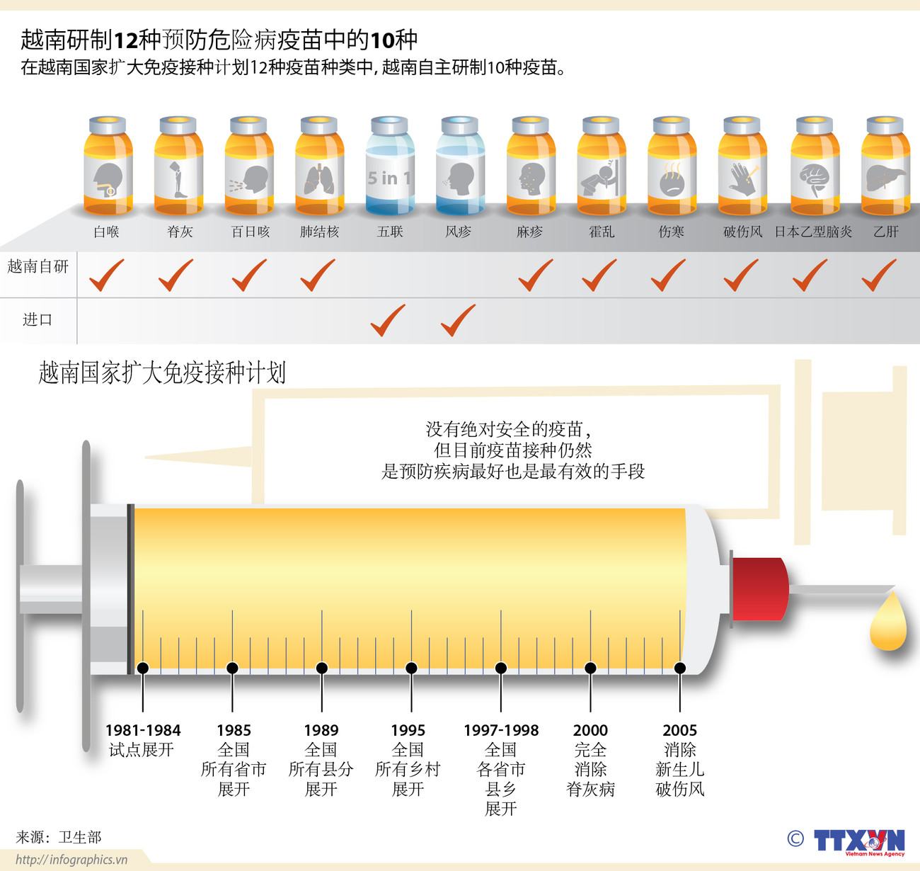 越南研制12种预防危险病疫苗中的10种 ảnh 1