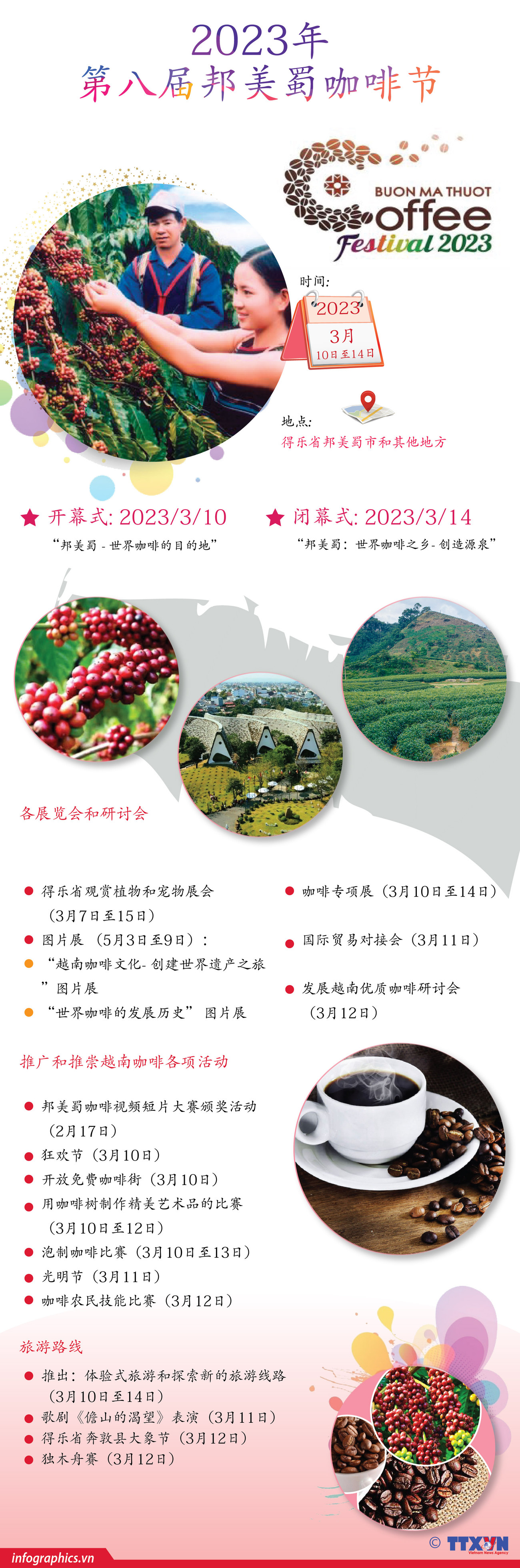 图表新闻：2023年第八届邦美蜀咖啡节 ảnh 1