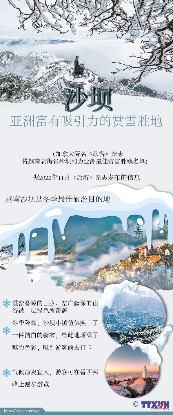 图表新闻：沙坝被列入亚洲最佳赏雪胜地名单 ảnh 1