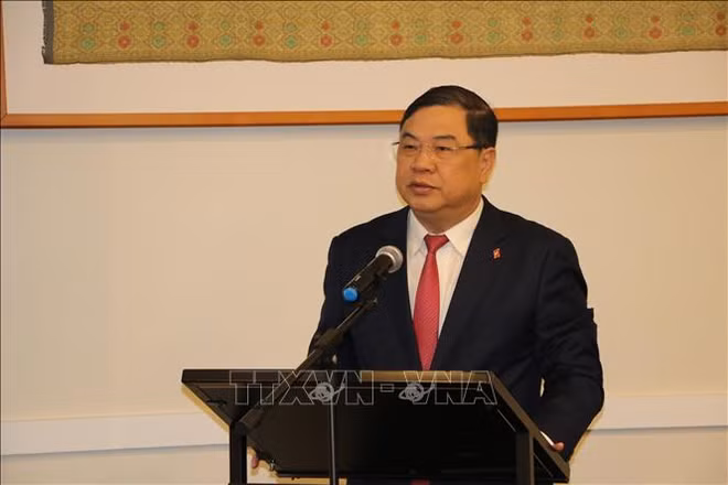 南定省委书记范家足。图自越通社
