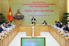 范明政总理主持召开国家发展私营经济指导委员会第三次会议。图自越通社