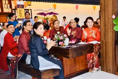 "连接东盟人民"文化交流活动在胡志明市锐心茶文化空间举行。图自胡志明市委门户网站