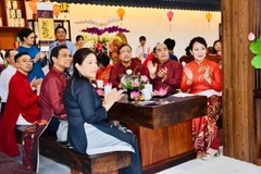 "连接东盟人民"文化交流活动在胡志明市锐心茶文化空间举行。图自胡志明市委门户网站