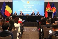 会议场景。图自越通社