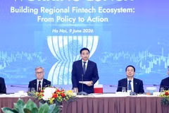 阮文胜副总理发表讲话。图自政府门户网站