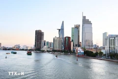 胡志明市的一角。图自越通社