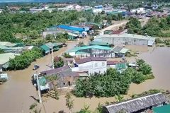 初步统计第13号台风“海鸥”造成直接经济损失约7050亿越盾。图自越通社