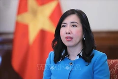 越南外交部副部长黎氏秋姮。图自越通社