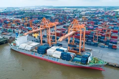 越南海防港口。图自越通社