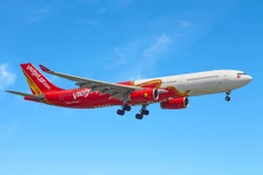 越捷航空的飞机。越捷航空供图