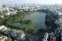 河内还剑湖。图自越通社