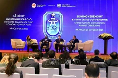 座谈会现场。图自越通社