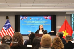 越美推动科技合作高级别研讨会在华盛顿举行。图自越通社