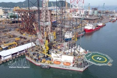 越南自升式钻井平台PV Drilling VIII。图自越通社