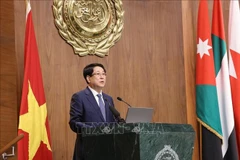 越南国家主席梁强访问阿拉伯国家联盟并发表政策演讲