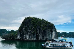 台风来临前的广宁海域。图自越通社