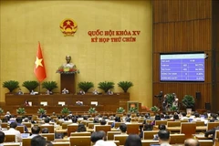 会议场景。图自越通社