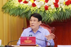 越南国家主席梁强。图自越通社