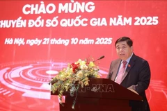 越南政府副总理阮志勇出席并发表指导讲话。图自越通社