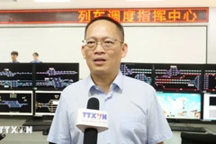 广西柳州铁道职业技术学院校长覃海波。图自越通社