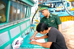 林同省大力严控渔船出港条件。图自越通社