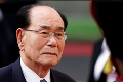朝鲜最高人民会议常任委员会前委员长金永南。图自路透社