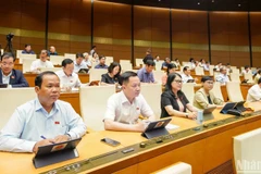 第十五届国会第九次会议：聚焦民营经济发展机制与政策。图自越通社