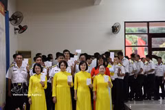 长沙特区第1投票点。图自越通社