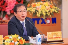 越南通讯社副社长阮俊雄。图自越通社