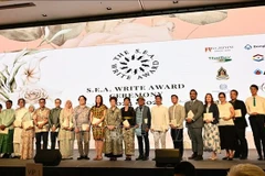 颁奖典礼现场。图自越通社