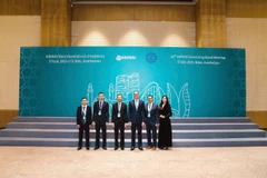由越南国家审计署副审计长裴国勇率领的越南国家审计署代表团与会。图自越通社