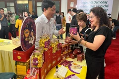 “一乡一品”产品受消费者青睐。图自越通社