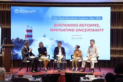 界银行于5月15日发布《2026年5月越南经济更新报告》。图自Vietnam+