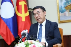 老挝人民革命党中央对外关系部部长本莱·班达努冯。图自越通社