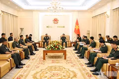 会见现场。图自人民军报