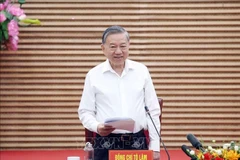 苏林总书记。图自越通社