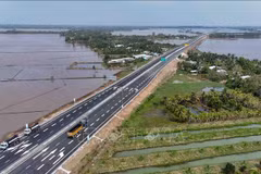 芹苴—金瓯高速公路于1月19日11时全线通车。图自越通社