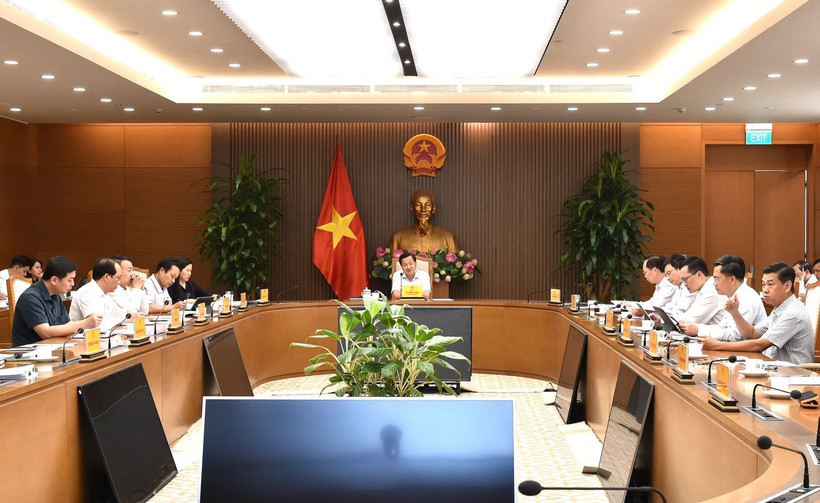 会议场景。图自越通社