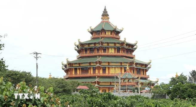 芳莲净处寺院。图自越通社