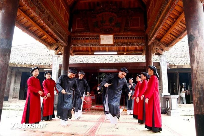 越南旅游业弘扬人类非物质文化遗产的核心价值。图自Vietnam+ z5575411062227-f24ace75b0ca8b9a151e7a27ba7abd9f.jpg