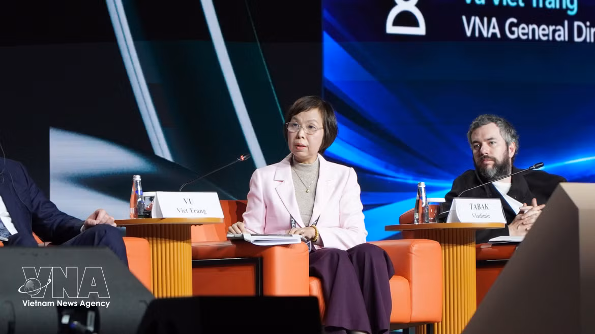 越通社社长武越庄出席“4.0时代假新闻对话”国际论坛并发表讲话