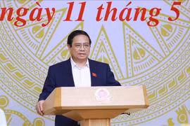 政府总理、全国危旧房清零行动中央指导委员会（以下简称为指导委员会）主任范明政主持召开指导委员会第四次会议。图自越通社