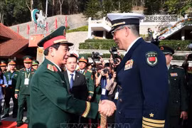 越南国防部长潘文江大将出席越中第九次边境国防友好交流活动