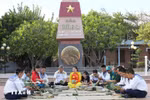 长沙群岛上的军民携手迎新春