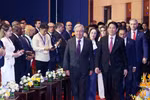 越南国家主席梁强与联合国秘书长安东尼奥·古特雷斯共同主持《河内公约》开放签署仪式