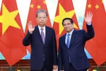 越南政府总理范明政会见中国全国人大常委会委员长赵乐际