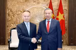 越共中央总书记苏林会见中共中央总书记、国家主席习近平特使刘海星
